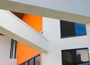 exterior of library